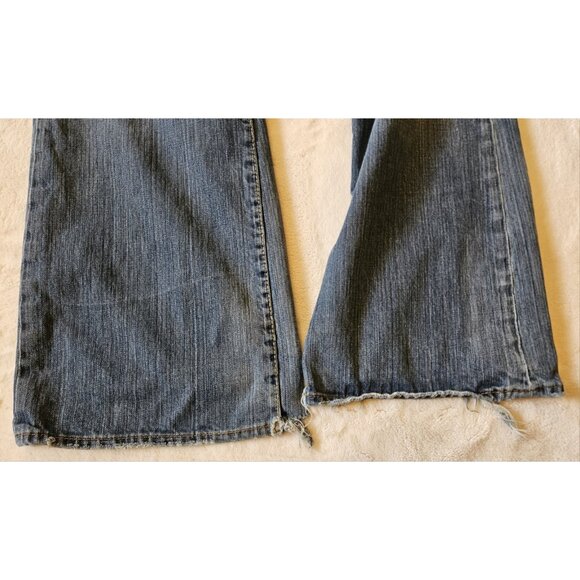 VTG UnionBay Jeans Mens Sz 38x32 ~Light Wash~ Wide Leg ~ High Rise~ Hong Kong - Picture 3 of 16